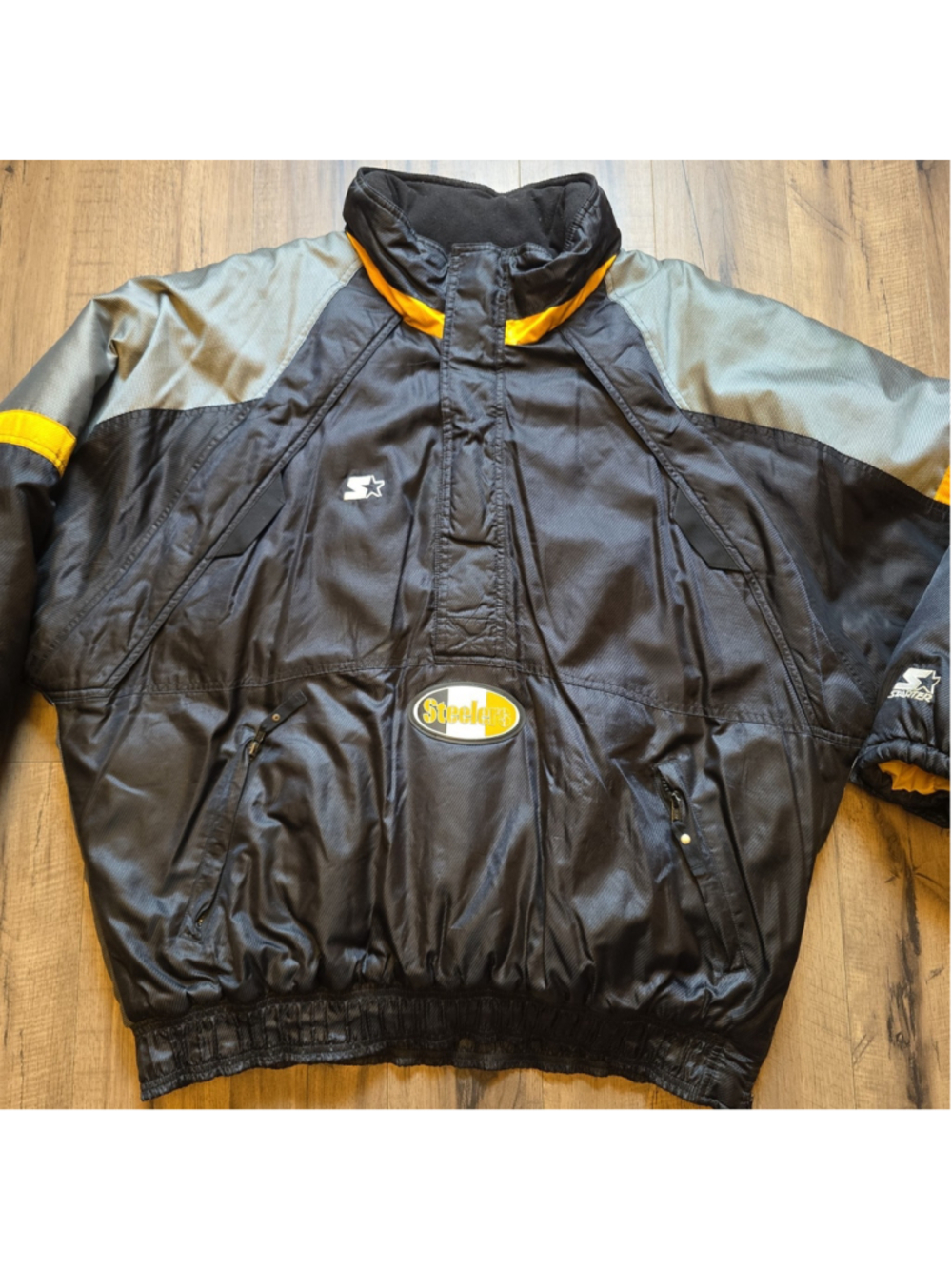 VINTAGE Pittsburgh Steelers Starter Sport Jacket Coat Football Pro Line Sz XL